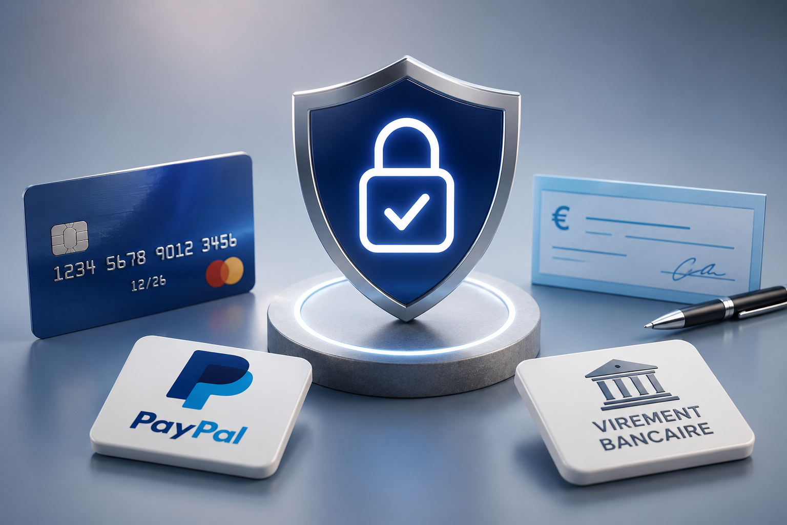 Oclean - C'est un paiement s&ucirc;r et fiable, par carte bleue, Paypal, ch&egrave;que, virement bancaire